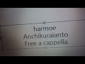 harmoe - アンチクライアント Free a cappella フリーアカペラ