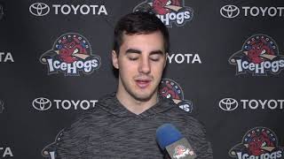 IceHogs Exit Interview Day: Nathan Noel - 4/16/19