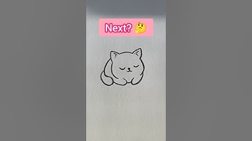 Do You Love Cats? 🐱🎨 How To Draw A Cat Easy For Kids 😻 #drawing #drawingtutorial #catart #kidsart