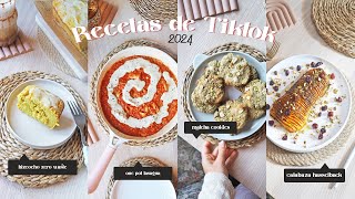 RECETAS DE TIKTOK PARA 2024 (sin gluten) l Bizcocho zero waste, One pot lasagna, Matcha cookies by Violeta West 31,627 views 3 months ago 19 minutes