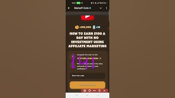 HOW TO EARN $100 A DAY WITH NO INVESTMENT USING AFFILIATE MARKETING |MEMEFI NEW CODE