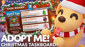 🎁ADOPT ME *NEW* CHRISTMAS TASKBOARD!🎄NEW SECRET LEGENDARY WINTER PETS! ROBLOX