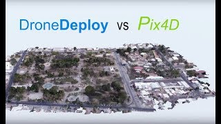 Fotogrametría Dronedeploy vs Pix4D. Misma Misión
