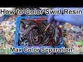 How to Make Color Swirl Pen Blanks (Perfect Color Separation)