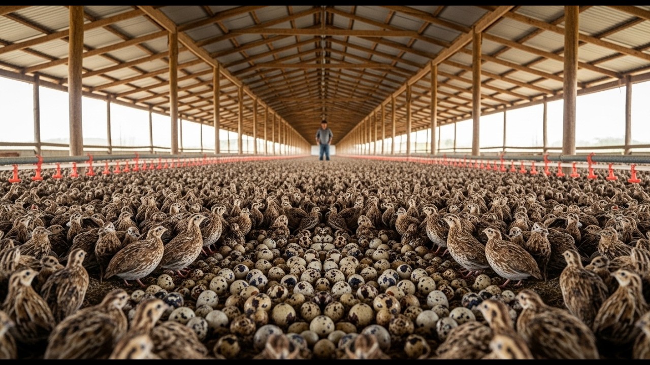 🐦Inside Quail Farming Revolution – Tiny Birds, Massive Profit in High-Demand Agriculture 🌾💰 | Part 1