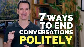 How to End a Conversation Politely