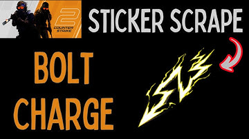 Bolt Charge Counter Strike Sticker Scrape #csgo #cs2 #cs2skins