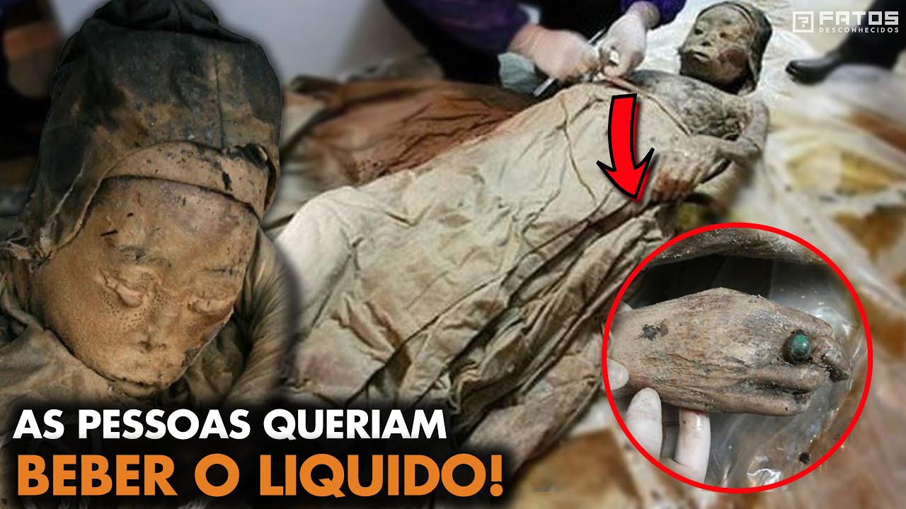Corpo de mil anos encontrado em líquido estranho e outras descobertas feitas por acidente