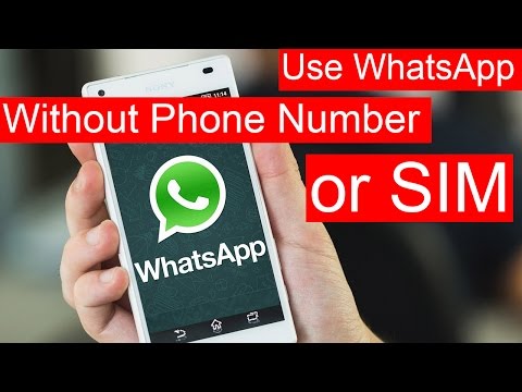 携帯電話番号やSIMを使用せずにWhatsappを使用する方法