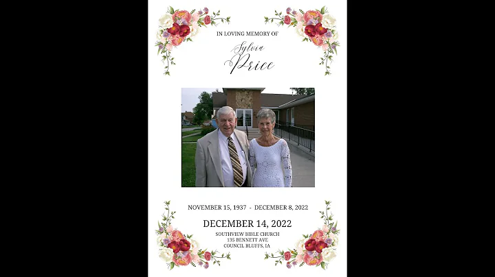 Memorial Service for Sylvia Price
