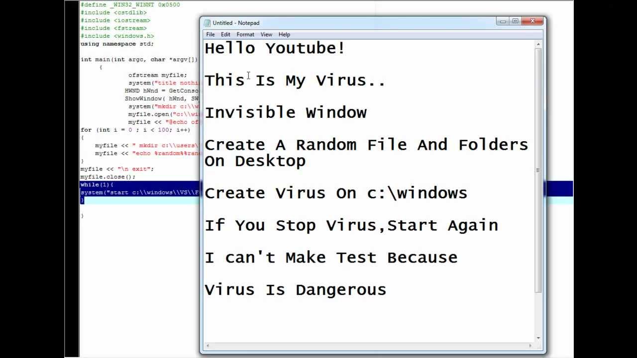 [c++]My Virus YouTube