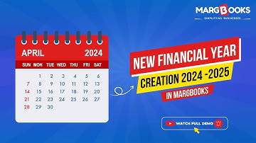 New Financial Year Creation 2024 -2025 [English] | MargBooks | ONLINE Accounting Software