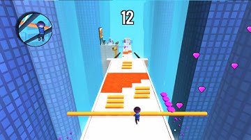 Roof Rails #walkthrough gameplay {Android & IOS}all levels | new update