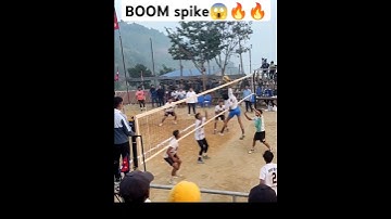 BOOM SPIKE🔥🔥#Quick#volleyball#power#shorts#shortvideo
