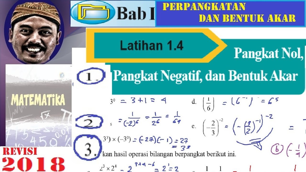 Materi matematika kelas 9 semester 1 bilangan berpangkat dan bentuk akar