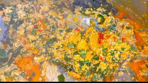 SIMPLE EGUSI SOUP RECIPE U SHOULD TRY/step by step tutorial #food #cooking 