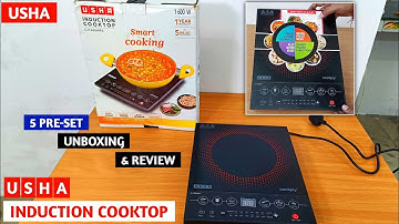USHA Induction Cooktop Unboxing and Review | USHA Induction Cooktop
