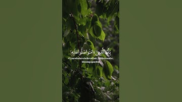 تلاوة خاشعة تبعث السكينة لآية إِنَّ اللَّهَ وَمَلَائِكَتَهُ يُصَلُّونَ عَلَى النَّبِيِّ – المنشاوي