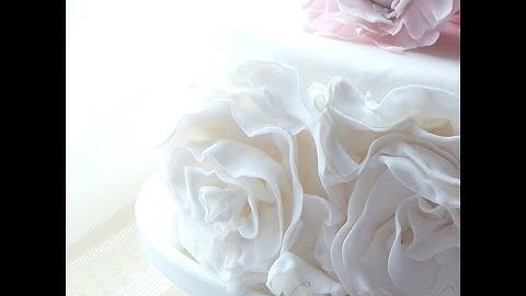 How to make Rosette Ruffles on a cake