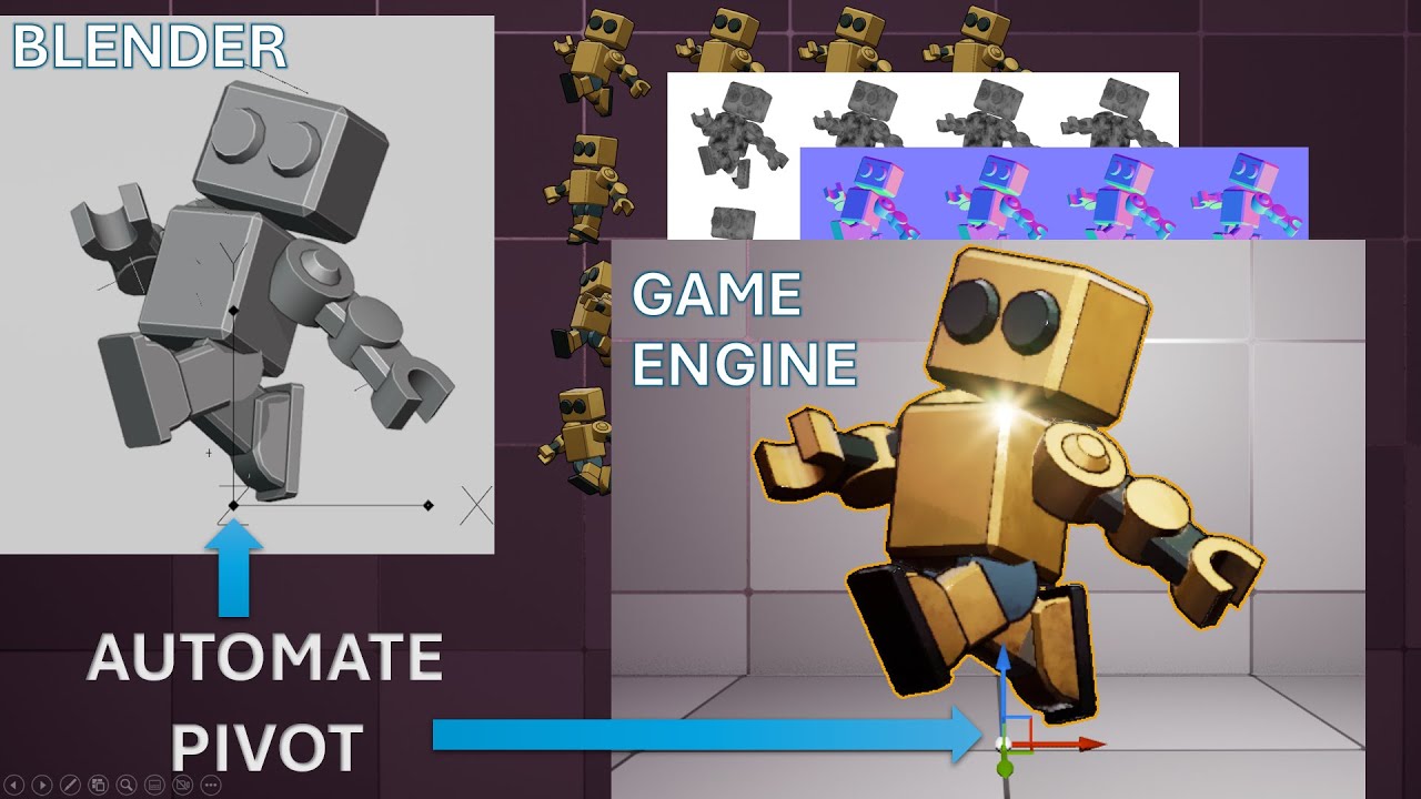 Sprite sheets from 3D Models – Easier with This Blender Add-On - YouTube