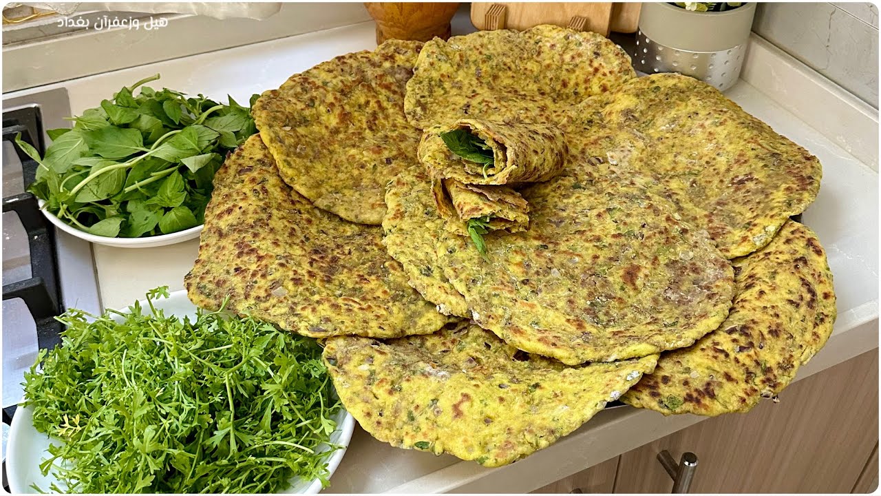 خبز عروك عراقي خبز لحم بدون فرن بدون تنور عالطباخ و على طريقتي جيراني انبهروا بالطعم