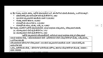Stock Market Operation || Kannada version Question paper solution|| NEP 2023