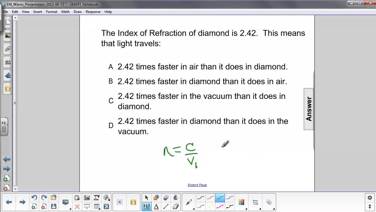 EM Waves - Reflection, Refraction and Dispersion Q06 - YouTube