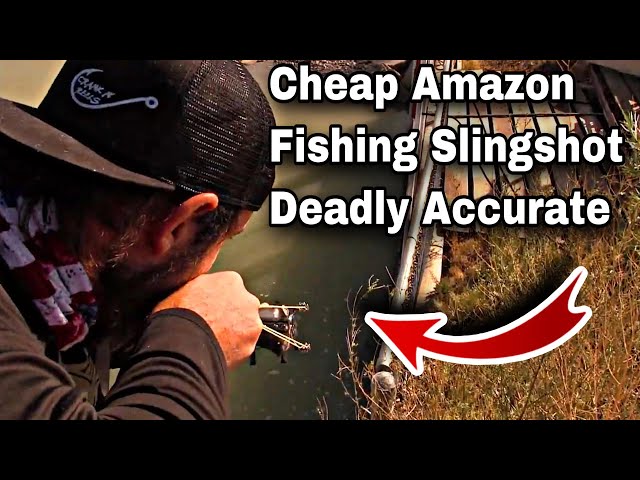 Cheap  Slingshot Fishing Challenge!! 