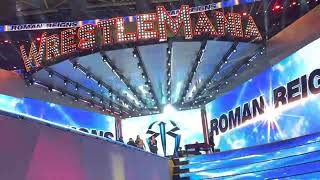 Wrestlemania 39 Roman Reigns Entrance Crowd Reaction
