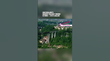 Switzerland highest railway bridge! 🤩 #railroadlife #train #railvlogger
