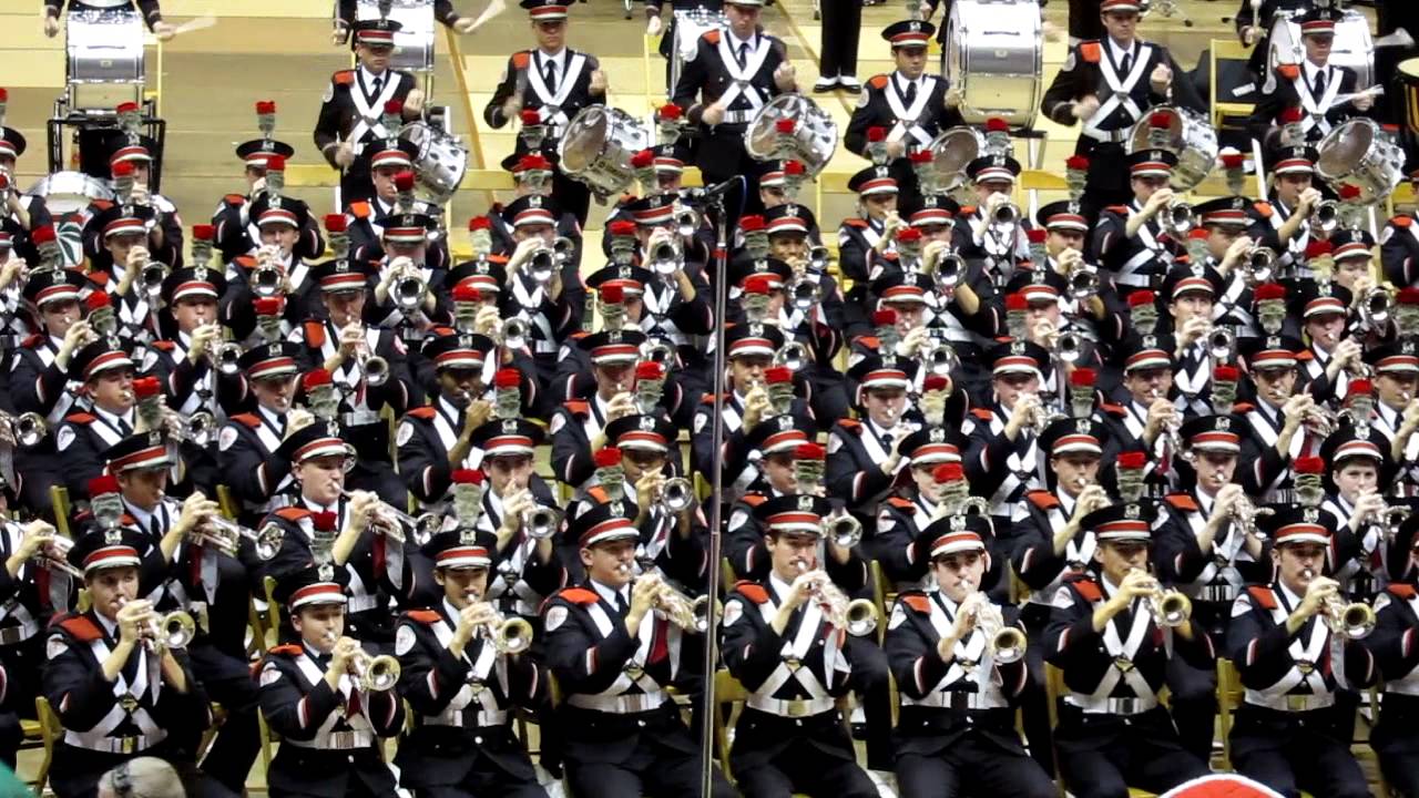 OSUMB Skull 11 27 2010 vs MI  Fight song plus Script - YouTube