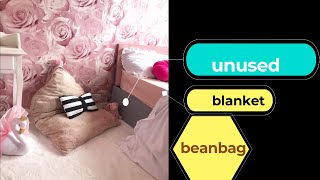 DIY The Quick And Cute Beanbag for Cheap /Washable