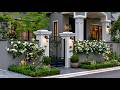 10 Ancient Greek Entryways: Using White Pillars and Climbing Vines for Classical Elegance