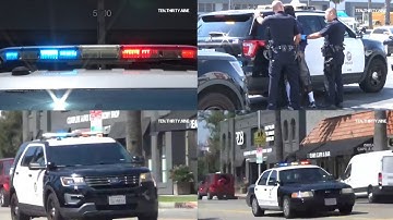 LAPD UNITS RESPONDING CODE 3