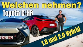 Toyota C-HR: Mehr als ein Test - 1.8 Hybrid und 2.0 Hybrid im Vergleich | Review | Preis | 2023