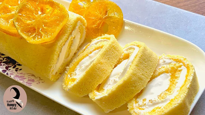 Lemon Curd Swiss Roll Cake