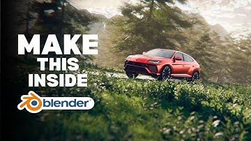 How to create a realistic car animation in Blender | Using a 100% Free Addon 🤩