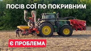 Посів сої по великій кількості покривних культур