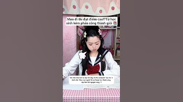 Mẹo đi thi đạt điểm cao từ học sinh kém phản công thành giỏi #shorts # tips