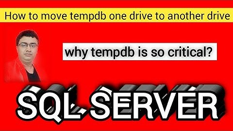 How to move tempdb from one drive to another drive ? tempdb getting filled how to fix it? #tempdb