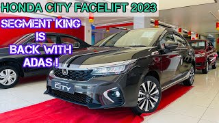 Honda City 2023 Facelift Review | Honda City ZX (Top model) 2023 On Road Price, Features, Interior