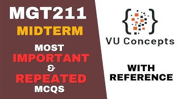 MGT211 Midterm 2025 | MGT211 Mcqs