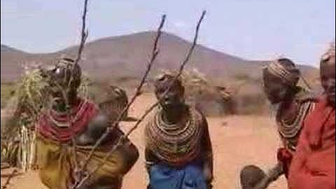 Kenya - Samburu village