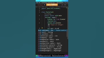 SIMPLE Factorial Calculator #java #shorts