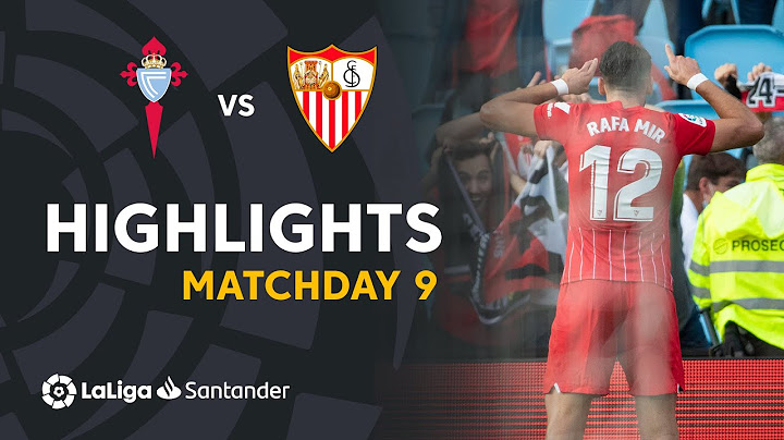 Highlights RC Celta vs Sevilla FC (0-1)