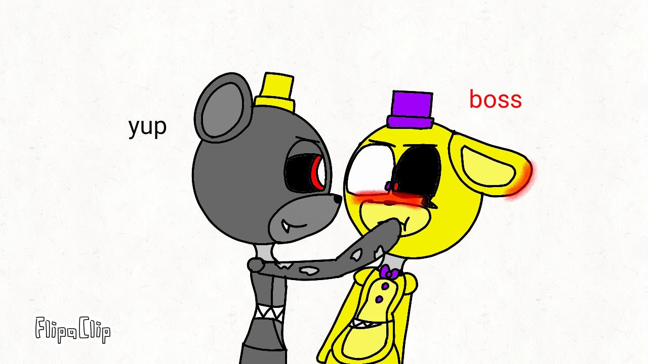 FNAFxFNAC - Nightmare Fredbear x Monster Rat by Princess-Josie