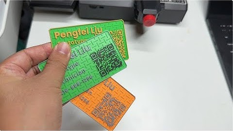 Creating a 3D-Printed Business Card with a QR Code Using Inkscape and Bambu Studio