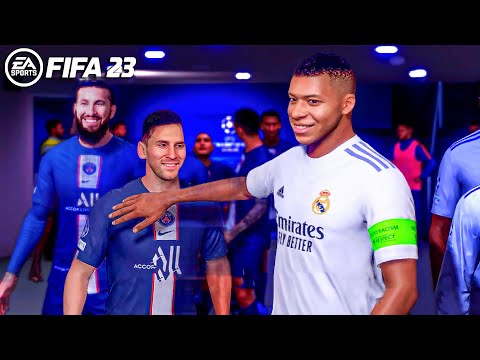 FIFA 23 | PSG Vs Real Madrid Ft. Mbappe, Rudiger, Messi, | Gameplay