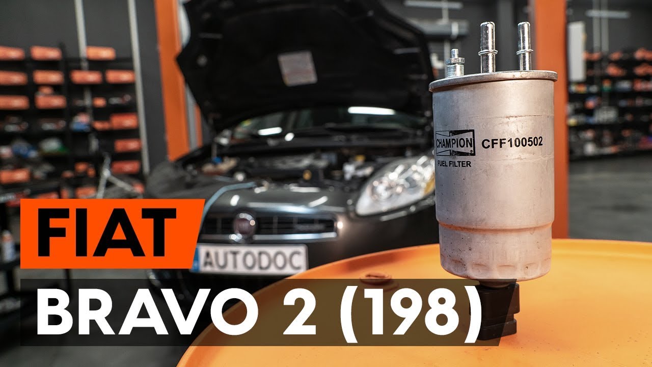 Cum se înlocuiește filtru combustibil la FIAT BRAVO 2 (198