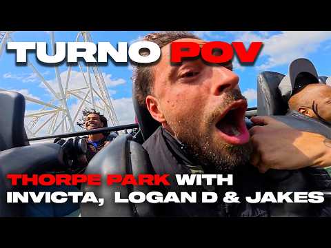 THORPE PARK WITH THE INVICTA CREW, LOGAN D & JAKES!!